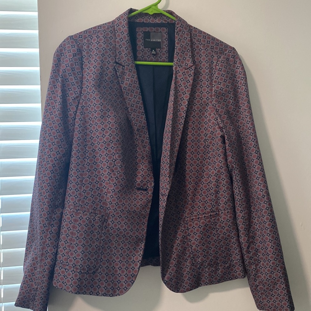 Unique one button blazer from the Limited